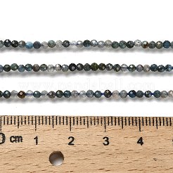 Chapelets de perles en apatite naturelle&nbsp;G-RM2025-A18-2mm-A