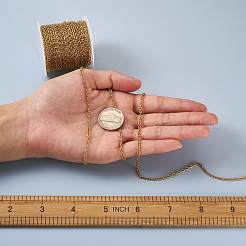 PVD-Vakuumbeschichtung von strukturierten Kabelketten aus Edelstahl 304&nbsp;CHS-TA0001-05G