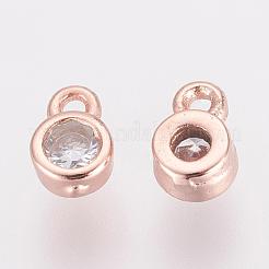 Messing Zirkonia Charme&nbsp;ZIRC-P068-01RG