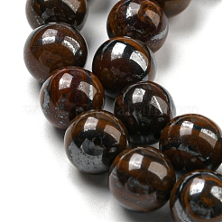 Natürliche gelbe Tiger Eisen Perlen Stränge&nbsp;G-C079-A03-02