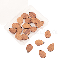 20pcs pendentifs en bois de noyer&nbsp;WOOD-CJ0001-24