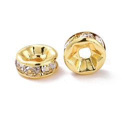 Messing Kristall Strass Abstandsperlen&nbsp;KK-G418-14G-B