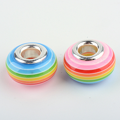 Perles européennes en alliage&nbsp;RPDL-S003-04