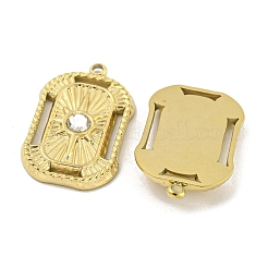 Pendentifs en strass en acier inoxydable 304&nbsp;STAS-P356-40G