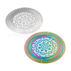2 pz 2 colori 201 connettori/ciondoli in acciaio inossidabile&nbsp;STAS-TA0005-64