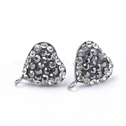 Fimo Strass Ohrstecker Zubehör&nbsp;EJEW-S198-06
