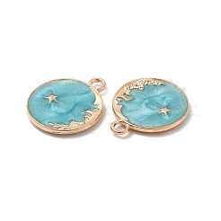 Pendentifs d'émail en alliage&nbsp;ENAM-N054-008F-G