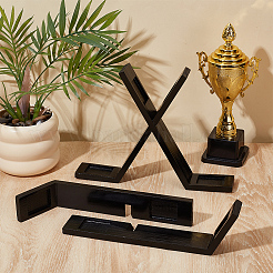 Eishockeyschläger-Organizer aus Holz&nbsp;ODIS-WH0043-185