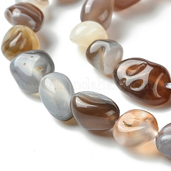 Natur Botswana Achat Nuggets Perlen Stränge&nbsp;G-L154-03