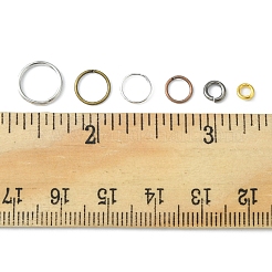 12 Stil DIY Messing- und Eisen offene Biegeringe Sets&nbsp;DIY-FS0004-12