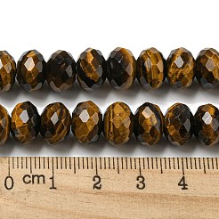 Fili di perline di occhio di tigre naturale&nbsp;G-K351-B08-04