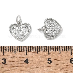 Valentinstag-Anhänger aus Messing mit klaren Zirkonia&nbsp;XGRQ3K883-557P