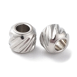 Perles d'espacement en acier inoxydable 201 anti-ternissement&nbsp;X-STAS-K259-14C-P