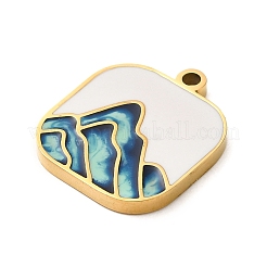 Ionenplattierung (IP) 304 Edelstahl Emaille Anhänger&nbsp;X-STAS-Q301-13G
