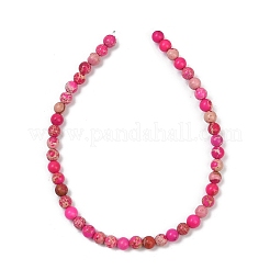 Gefärbte natürliche Regalit/Imperial Jaspis/Meeressediment Jaspis Perlen Stränge&nbsp;G-B124-C04-01