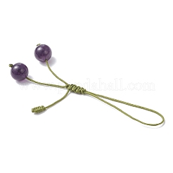 4 colgante de piedra preciosa de cereza para decoración de accesorios móviles.&nbsp;HJEW-TA00422