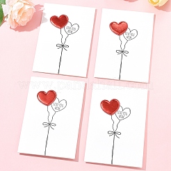 4 carte de vœux en papier kraft&nbsp;AJEW-FS0001-30B