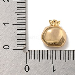 Messing micro pave klar zirkonia charme&nbsp;KK-U037-12G-05