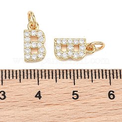 Pendentifs en laiton Shegrace avec micro-pavé de zircone cubique transparente&nbsp;XGRQ29352-394G-B
