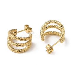 Boucles d'oreilles à tige en acier inoxydable 304&nbsp;EJEW-Z026-10G