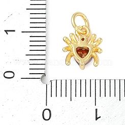 Colgante micropavé cubic zirconia de latón&nbsp;KK-S390-03G-02