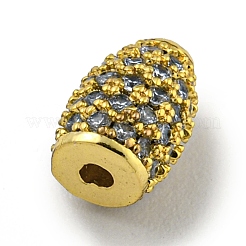 Perline zirconi micro pave  in ottone&nbsp;KK-G493-25C-G