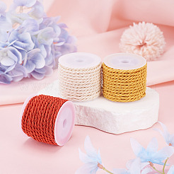 3 rouleau de cordon rond en polyester 3 couleurs&nbsp;OCOR-TA0003-88A