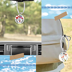 Breloques en bois plates et rondes vierges&nbsp;DIY-SP0001-50