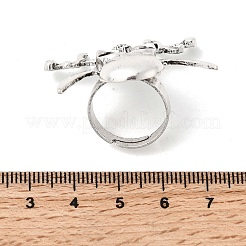 Bagues réglables en alliage pour Halloween&nbsp;RJEW-C147-01B-AS