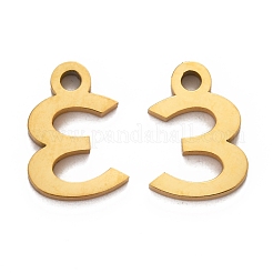 Ionenplattierung (IP) 304 Edelstahlanhänger&nbsp;STAS-A045-11G