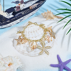 Bracciali shell di tendenza&nbsp;BJEW-PH0002-01