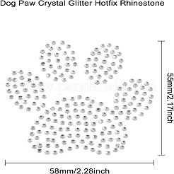 Glitzernde Strass-Aufnäher zum Aufbügeln (mit Heißkleber auf der Rückseite)&nbsp;DIY-WH0176-33