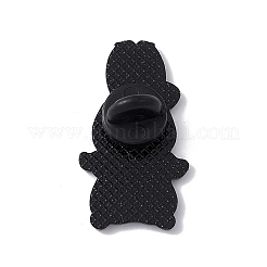 Pasador de esmalte de conejo tema de Pascua&nbsp;LS-JEWB-E018-02EB-05
