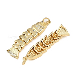 Ottone micro spianare pendenti zirconi&nbsp;KK-A269-19G