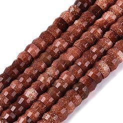 Granos de Goldstone sintético hebras&nbsp;G-Q606-46A-12