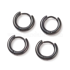 Boucles d'oreilles créoles en acier inoxydable 304&nbsp;EJEW-O087-09D-EB-01