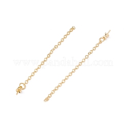 Estensore catena in ottone placcato in rack&nbsp;KK-G433-07G