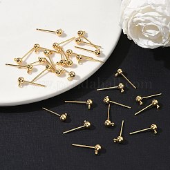 Shegrace Messing-Rundkugel-Ohrstecker-Verschlüsse&nbsp;XGR0051G-39G-A