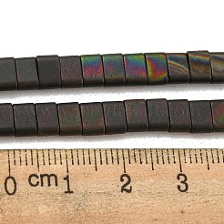 Chapelets de perles en hématite synthétique électrolytique sans magnétiques&nbsp;G-C106-B01-05B