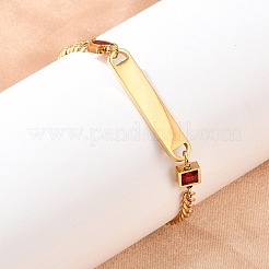Gliederarmbänder aus 304 Edelstahl&nbsp;BJEW-A146-03G