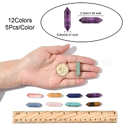 5 pz di pietre curative in vetro di quarzo ciliegia&nbsp;G-FS0005-83H