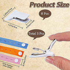 3 bande élastique pour organisateur de vêtements en polyester&nbsp;FIND-CN0001-68A