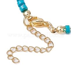 Braccialetti con maglie in perline di magnesite naturale per donne e uomini&nbsp;BJEW-JB11467-03
