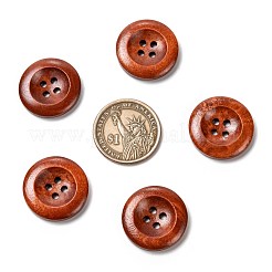 Boutons en bois avec 4 trou&nbsp;X-WOOD-S040-38-1