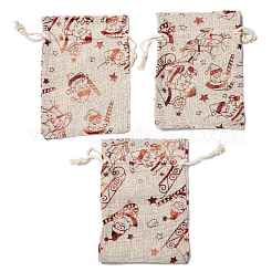 Bolsas de embalaje de regalo de algodón bolsas con cordón&nbsp;ABAG-B001-01B-03