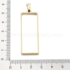 Ciondoli con castone aperto in acciaio inossidabile 304&nbsp;STAS-Z091-05G-02