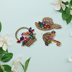 3 broche con forma de paraguas&nbsp;JEWB-FH0001-13
