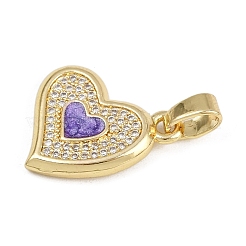 Pendentifs en laiton zircone cubique&nbsp;LS-KK-Z123-19G-02