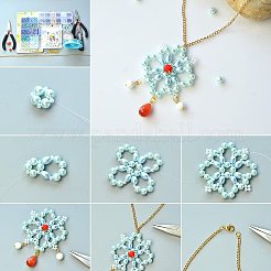 Carribean blau Mix pearlized Glas Perlen&nbsp;HY-PH0006-4mm-03