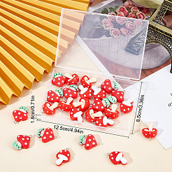 30pcs 3 Arten undurchsichtige Harzanhänger&nbsp;RESI-SC0002-39